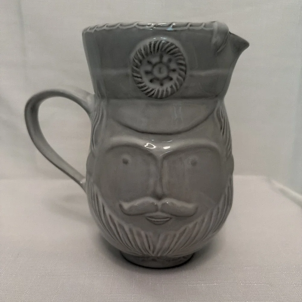 JONATHAN ADLER UTOPIA Captain & Sailor Double Sided Pitcher New Rare